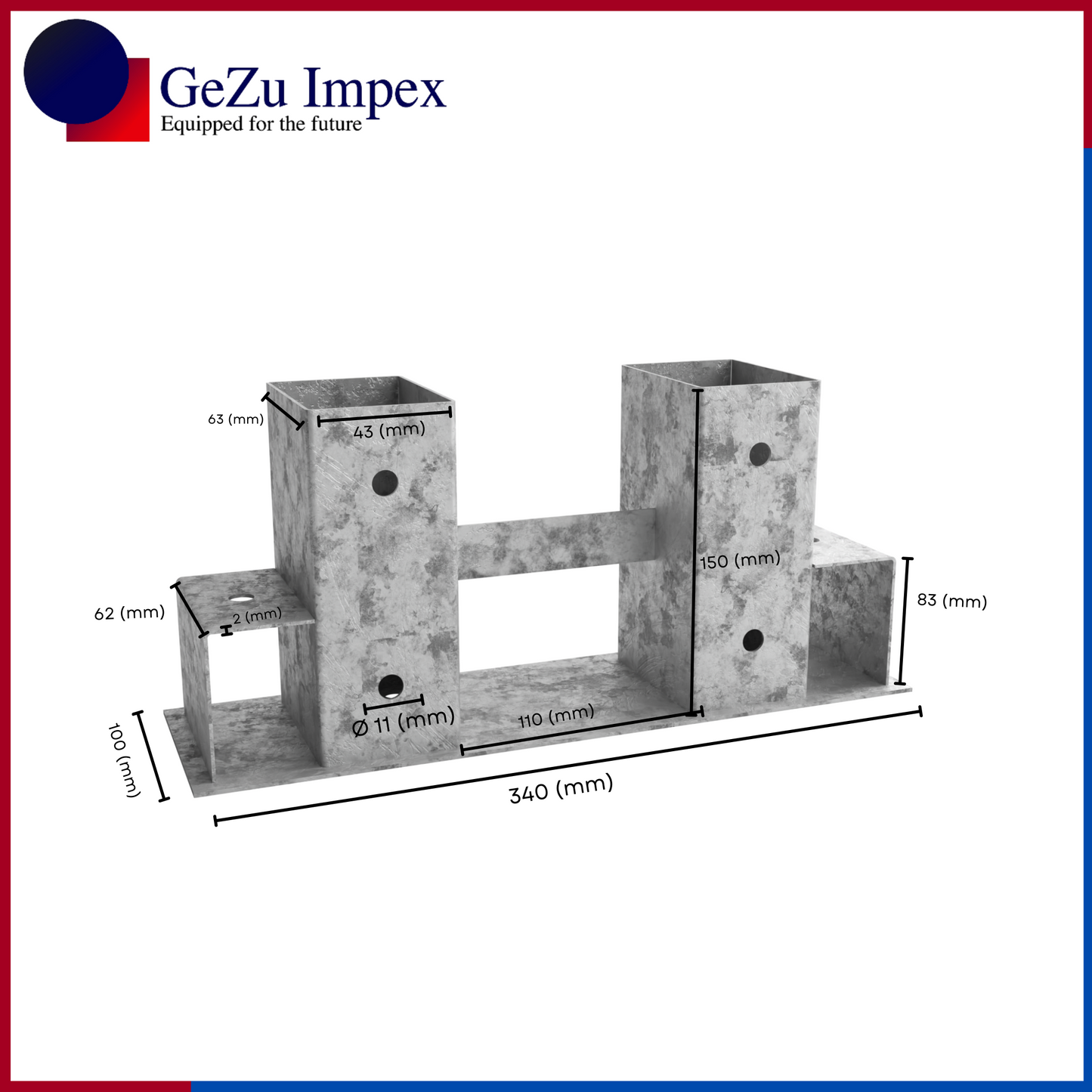 Support de rangement pour bûches de bois