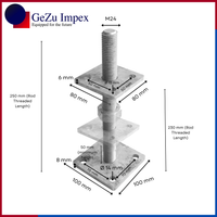 80 x 80 mm | 50-230 mm / Zinc Flake