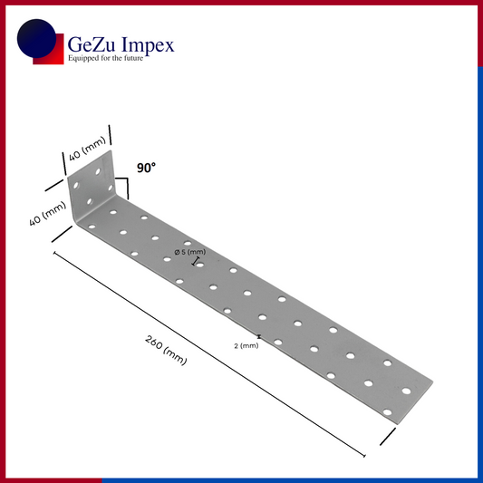 Ancrage plat en acier pour béton
